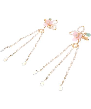 MAGICLULU 2 Pairs Comb Washing Capsules Aesthetic Hair Accessories Wedding Headwear Traditional Chinese Hairpin Chinese Girl Hair Accessories Flower Hair Clip Pair Clip Classical Metal - Buy Online on GoSupps.com