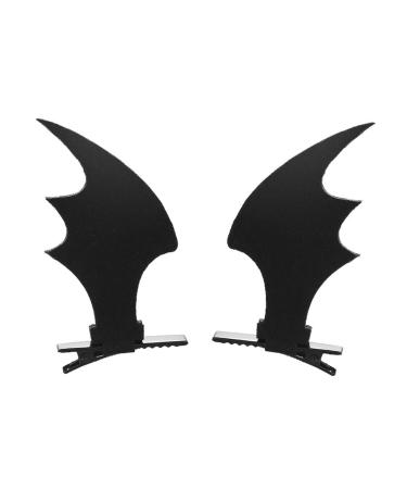 amangul Halloween Bat Wing Hair Clip Daily Wear Costume Hair Accessories for Women at Birthday Party -Slip Hairband(1)