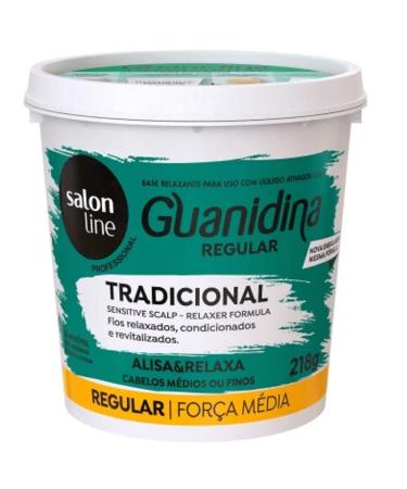 Salon Line Linha Transformacao (Guanidina) Tradicional Medio 215 Gr Transformation (Guanidine) Collection - Regular Classic Net 7.58 Oz