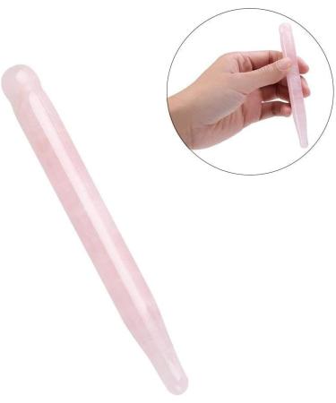 Acupressure Pen - Natural Rose Quartz Acupuncture Stick | 12cm Acupressure Tool for Wellness & Relaxation - Buy Online on GoSupps.com