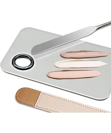 Buy Korean Makeup Spatula & Sponge Set | Professional Facial Tools - Stainless Steel Mixing Stick for Beginners - Buy Online on GoSupps.com