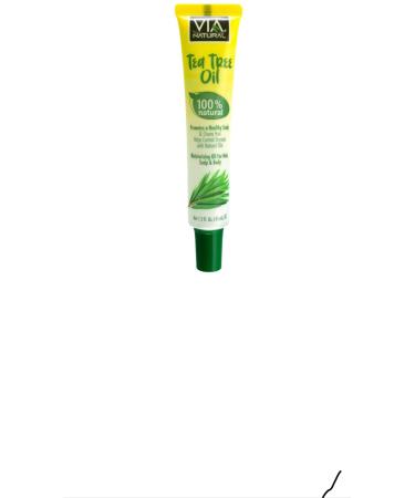 Via Natural 100% Natural Tea Tree Oil 1.5 Fl Oz (Pack of 1)