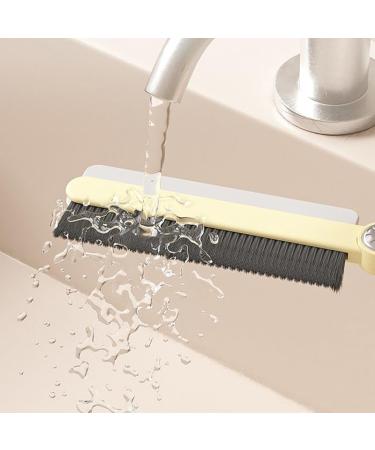 Hard Bristle Crevice Cleaning Brushes with Scraper Household Rotating Crevice Cleaning Tool for Toilet Rotating Crevice Cleaning Tool for Window Bathroom Sink Toilet Stovetop- White-1PCS White 1PCS - Buy Online on GoSupps.com