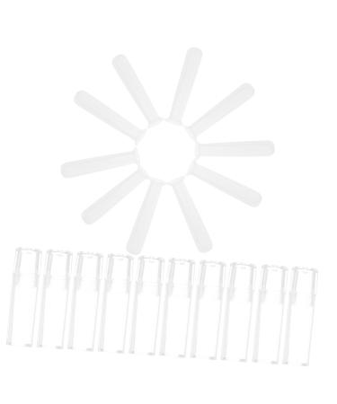 Gatuida 12st accessories for travel lenses for removing contact lenses contact lens suction pencil silicone lens pen contact lens extractor travel care requirement hollow plastic transparent 4.2x1.1cm
