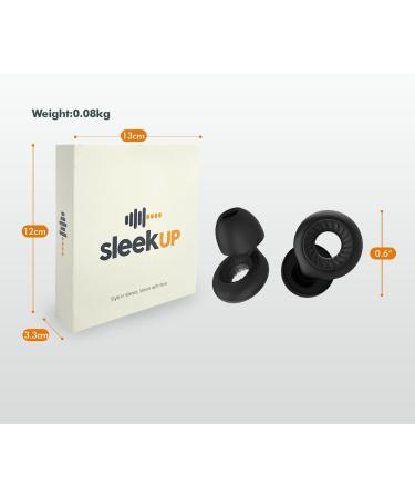 SLEEKUP High Fidelity Ear Plugs for Focus Concerts & Sleep - Misophonia & Noise Sensitivity Protection 10dB-28dB Noise Reduction - Buy Online on GoSupps.com