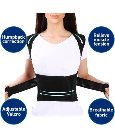 Buy DFHBFG Back Posture Corrector - Invisible Clavicle Support Brace for Neck & Shoulder Relief - Adult Kyphosis (M Code) | International Shipping - Buy Online on GoSupps.com