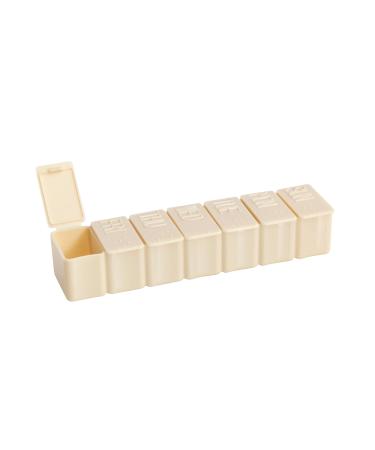 Pill Organizer - Large Pill Box 7 Day - Plastic Travel Pill Organizer - Weekly Pill Organizer for Daily Vitamin Case Supplements and Medication