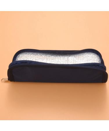 Pomojonbi 2PCS Insulin Cooler Travel Case Diabetic Medication Organizer Cooler Bag Navy Blue Easy to Use Navy Blue - Buy Online on GoSupps.com