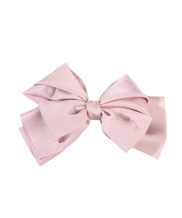 New 2025 Oversized Bowknot Satin Ribbon Hair Clips Spring Clip Hair Accessories Solid Ponytail Clip Hairpin Barrettes Hair Accessories Jewelry Fashion Accessories Creative Gift