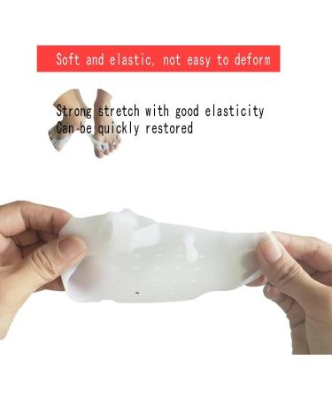 DEAVER Forefoot Pad Toe Splitter - Small Gel Toe Separators for Overlapping Toes (3 pairs) - Buy Online on GoSupps.com