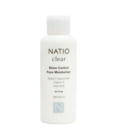 Natio Australia Clear Shine Control Face Moisturizer 4.22 oz - Hydrating Face Cream - Vitamin E Aloe - Matte Face Lotion for Oily Acne Prone Skin