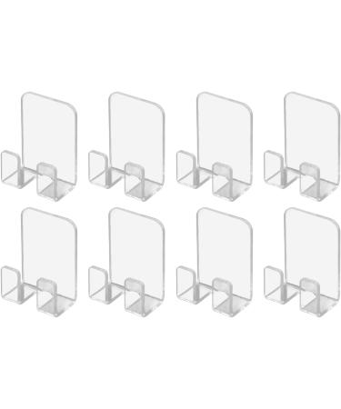 Aunmas 8-Piece Razor Holder Set - Self-Adhesive Waterproof Hooks for Luffa Towel Bathrobe & Kitchen Organization - International Shipping Available - Buy Online on GoSupps.com