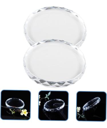  POPETPOP POPETPOP 2 Pcs Nail Palette Nail Polish Plates Gel Nail Molding Tray Display False Nail Manicure Palette Mix Board Mixed Tray Choi - Buy Online on GoSupps.com