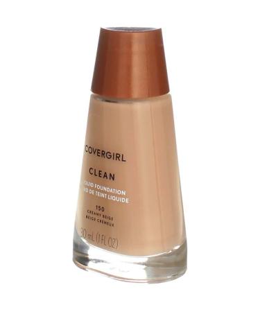 CoverGirl Clean Liquid Makeup Creamy Beige 150 1 oz - Pack of 4 - Buy Online on GoSupps.com