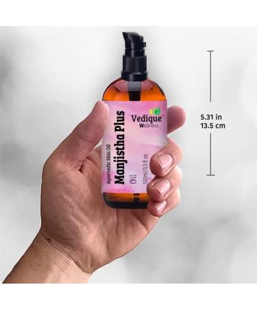 VEDIQUE Remedies Manjistha Plus Oil - Soothing & Relaxing Relief | Fast Acting All-Natural Oil | 100ml | International Shipping - Buy Online on GoSupps.com