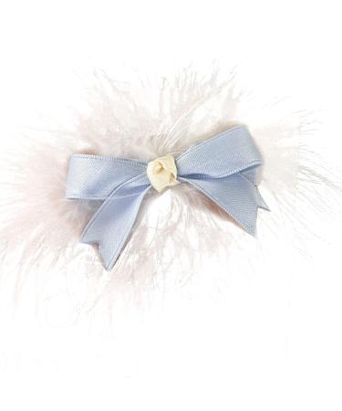 PLCPDM Hair Clip Bangs Clip Sweet Girls Duckbill Clip Headdress Hair Accessories Bow Hairpin Blue