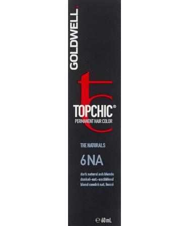 Goldwell Topchic Hair Color Dark Natural Ash Blonde 6NA - 60ml Pack for International Delivery - Buy Online on GoSupps.com