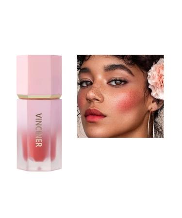 Soft Cream Liquid Blush Creamy Blush Makeup for Cheek Buildable Pigment Lightweight Long Lasting for Natural Flush 4th color