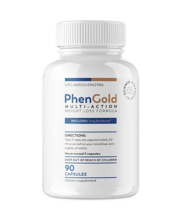 Pills Original Multi-Action Weight Management Formula with Green Tea & Caffeine Curb Cravings & Feel Fuller for Longer - 90 Capsules