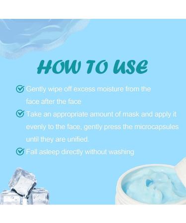 HXMANSEN Beauty Hydra Moist Ice Water Sleeping MaskHydramoist Moisturizer Skin Care Lotion Cream for WomenHydramoist Ice Water Sleeping MaskHydra Moist Ice Water MaskSkin MaskFacial Ice Mask Face Mask - Buy Online on GoSupps.com