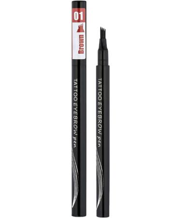 Eyebrow Waterproof Long-Lasting and Waterproof Eye Brow Contouring | Eyebrow Contouring Supplies for Working Home Traveling Dating Gathering Pochy 1#brown - Buy Online on GoSupps.com