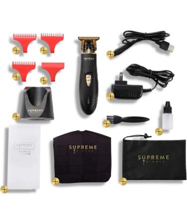 Supreme Trimmer Mens Trimmer & Foil Shaver - ST5220 STF501 Set for Mustache, Beard, Travel - Electric Razor for Men - T Shaper & T Fader - Buy Online on GoSupps.com
