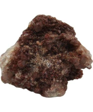 Yenoshi 88g Natural Stones Minerals Red Quartz Vug Ore Crystal Cluster Christmas Decoration Ancona Rusy Specimens Energy Reiki Stones