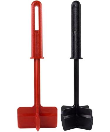 Mixing grinder chopper Meat potato salad tomato chopper Mixing rice mixing grinder shovel/18 (Color: 5pages Black Size: 11 * 2.44cm) 11*2.44cm 5pages Black - Buy Online on GoSupps.com
