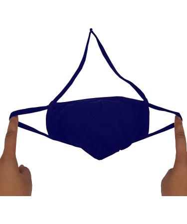 KUNSTIFY Elastic Fabric Masks - 5 Adjustable Washable Masks in Black & Dark Blue | International Shipping - Buy Online on GoSupps.com