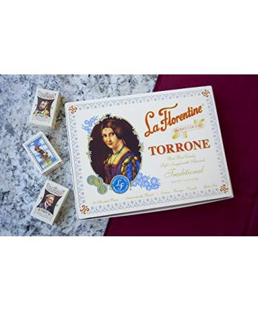 (Pack of 5) La Florentine Torrone Italian Soft Almond Nougat Candy - 90pc Assortment - Buy Online on GoSupps.com