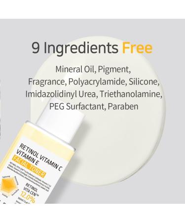 APLB Retinol Vitamin C E Facial Toner | 12% VITA CEN Korean Skincare - Revitalize & Improve Skin Texture 5.41 FL.OZ - Buy Online on GoSupps.com