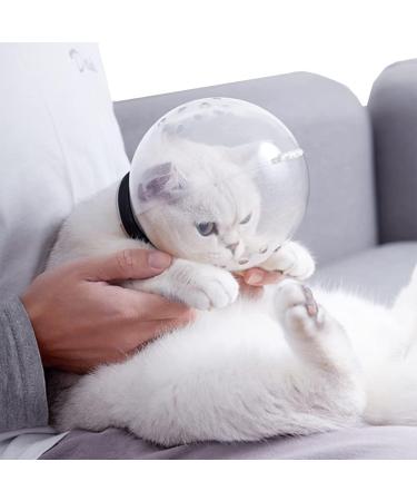 Breathable Cat Muzzle Anti Bite Muzzles Cat Adjustable Hood Cat Helmet Cat Protective Space Cover Cat Bath Grooming Supplies Prevent from Biting (L) - Buy Online on GoSupps.com