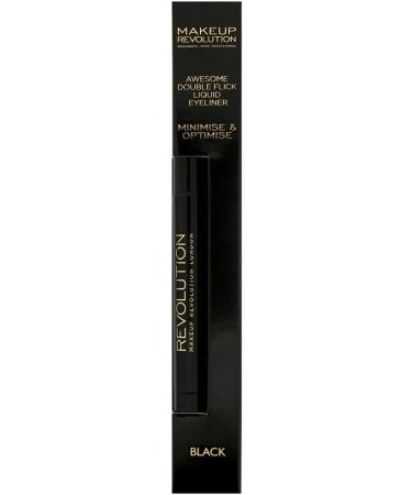 Revolution Beauty London Thick and Thin Dual Liquid Eyeliner 1ml - Intense Black Formula - Buy Online on GoSupps.com