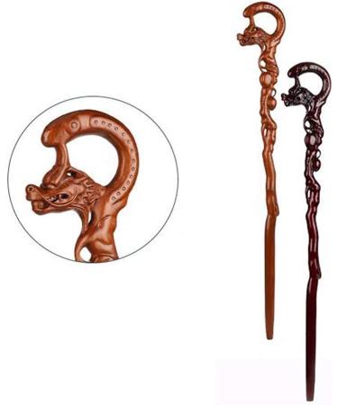 Canes Crutch Pear Wood Cane Wooden Faucet Engravable Head Handle Walking Stick High-End Walking Cane Suitable Gift for The Elderly 94cm crutch-11.19 decorate Selfless dedication - Buy Online on GoSupps.com