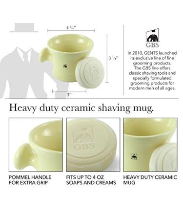 Buy G.B.S Men's Grooming Kit - 5 Blade Razor Ceramic Mug & Brush - Ideal Shaving Set for Perfect Grooming | International Shipping Available - Buy Online on GoSupps.com