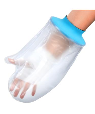 Waterproof Hand Cast Cover for Shower Adult Bath Watertight Wrist Wound Protector Resuable Bandage Sleeve Bags for Broken Hand Wrist Fingers Surgery Burns