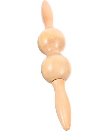 Besportble 4-Piece Meridian Massage Device Set - Fascia & Acupressure Roller Bars for Muscle Relief - Wooden Leg Roller Massager (31x6cm) - Buy Online on GoSupps.com