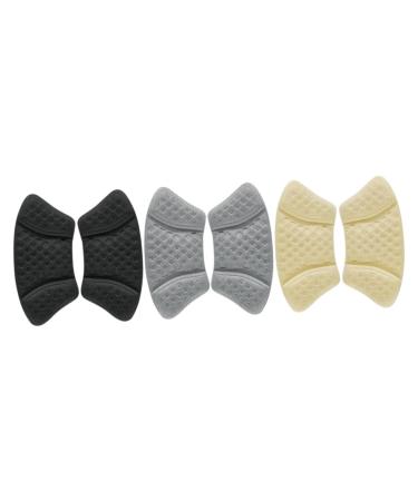 Beaupretty 3 Pairs Follow up High Heel Comfort Pads Heel Grips Shoe Heel Protectors Heel Cushion Pads Wear-Resistant Heel Pads Heel Protectors for High Heel Shoes Replaceable Heel Stickers