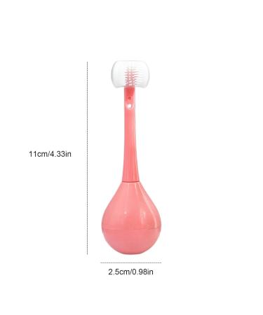 Three-Page Toothbrush for Children | Cute Cartoon Soft Silicone Brush Head | Best 3-Sided Children's Toothbrush for Easy Brushing - Buy Online on GoSupps.com