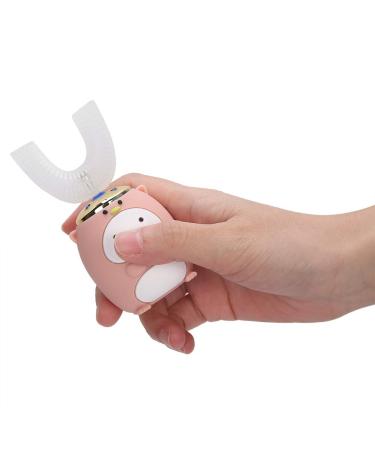 U-Shaped Electric Children's Toothbrush | Automatic Soft Brush for Toddlers (6-14 Years) - IPX7 Waterproof - Rosa - Buy Online on GoSupps.com