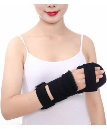 Fracture Fixation Scaffold Wrist Brace - Adjustable Night Splint for Stroke Pain Tendonitis & Sprains - Breathable Support for Left Hand (Large - Buy Online on GoSupps.com