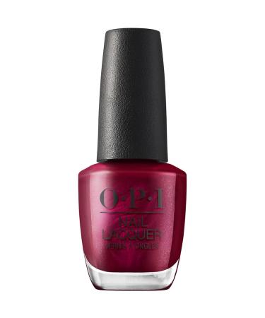 OPI Nail Lacquer Big Sagittarius Energy | Opaque Dark Red Pearl Chip Resistant Nail Polish | Big Zodiac Energy Collection Big Sagittarius Energy 0.5 Fl Oz (Pack of 1)