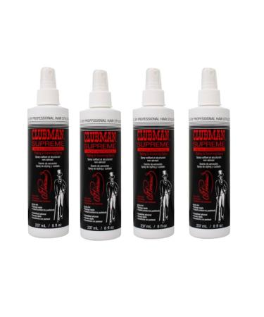 Clubman Supreme Non-Aerosol Styling & Grooming Spray 8 oz (Pack of 4) Classic 8 Fl Oz (Pack of 4) - Buy Online on GoSupps.com