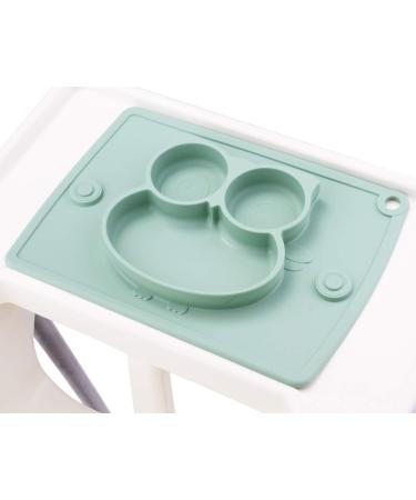 Baby Silicone Placemat Non-Slip Feeding Plate for Toddlers Babies Kids with Strong Suction Fits Most Highchair Trays BPA-Free FDA Approved Dishwasher and Microwave Safe (Matcha Owl) 2matcha Owl - Buy Online on GoSupps.com