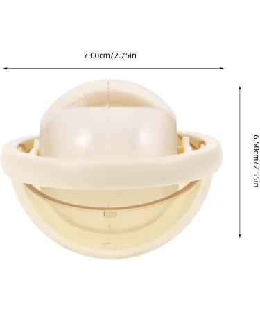 Washable Reusable Gel Lint Roller - Portable Pet Hair Remover for Clothes & Laundry | Ideal for Dog & Cat Fur - Travel-Friendly Sticky Cleaner in Beige - Buy Online on GoSupps.com