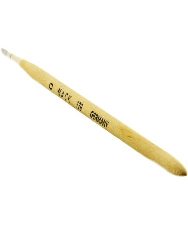 Mack Brush 179-0#0 Pencil Quill with Plain Wood Handle - MACK Sign - Buy Online on GoSupps.com