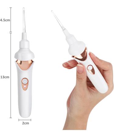 Electric Ear Scoop Rechargeable Led Ear Cleaning Tool Quiet Safe Low Noise Portable Ear Cleaner for Kids Adults Black - Buy Online on GoSupps.com