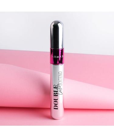 FARMASi Double Lash Extend Black Mascara - Volumizing & Lengthening Formula with Rotating Silicone Brush - Buy Online on GoSupps.com