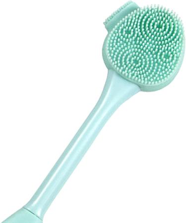 Amagogo Silicone Facial Cleansing Brush Double Ended Soft Non Slip Handle Portable Handheld Pore Cleansing for Women Elastic Removing Green - Buy Online on GoSupps.com