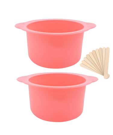 silicone wax warmer liners with 20 waxing sticks reusable wax kit for wax warmer inner pot non-stick heat-resistant
